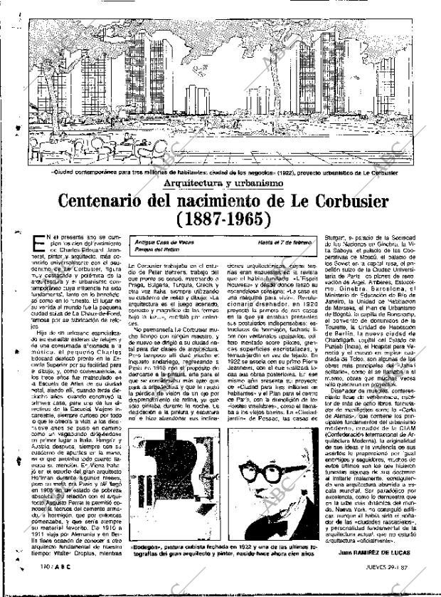 ABC MADRID 29-01-1987 página 110