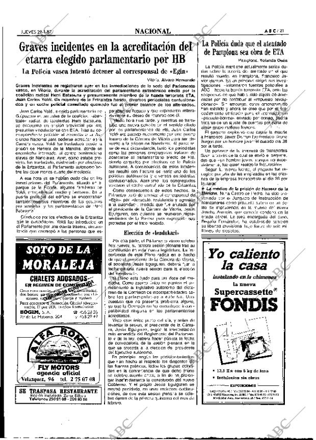 ABC MADRID 29-01-1987 página 21