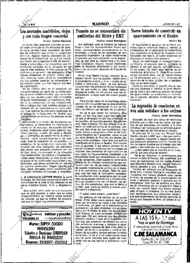 ABC MADRID 29-01-1987 página 34