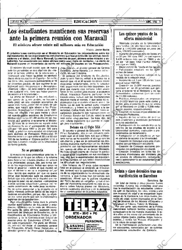 ABC MADRID 29-01-1987 página 37