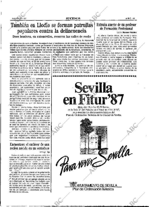 ABC MADRID 29-01-1987 página 49