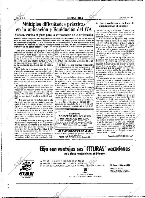 ABC MADRID 29-01-1987 página 64