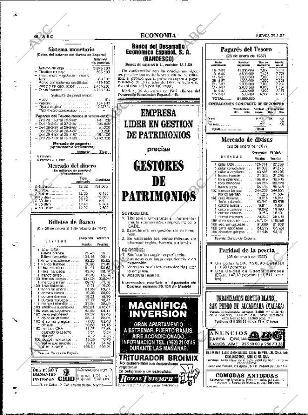 ABC MADRID 29-01-1987 página 68