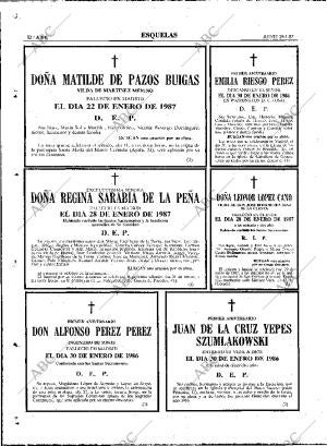 ABC MADRID 29-01-1987 página 82