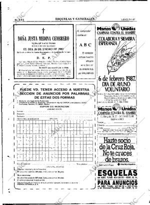 ABC MADRID 29-01-1987 página 84