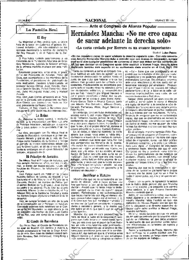 ABC MADRID 30-01-1987 página 20