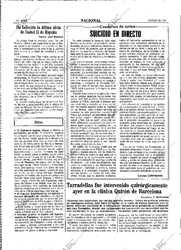 ABC MADRID 30-01-1987 página 22