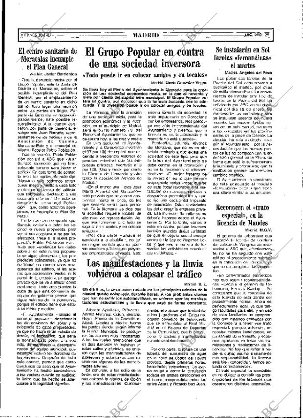 ABC MADRID 30-01-1987 página 29