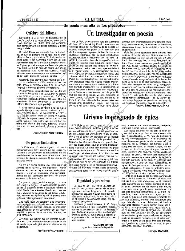 ABC MADRID 30-01-1987 página 41