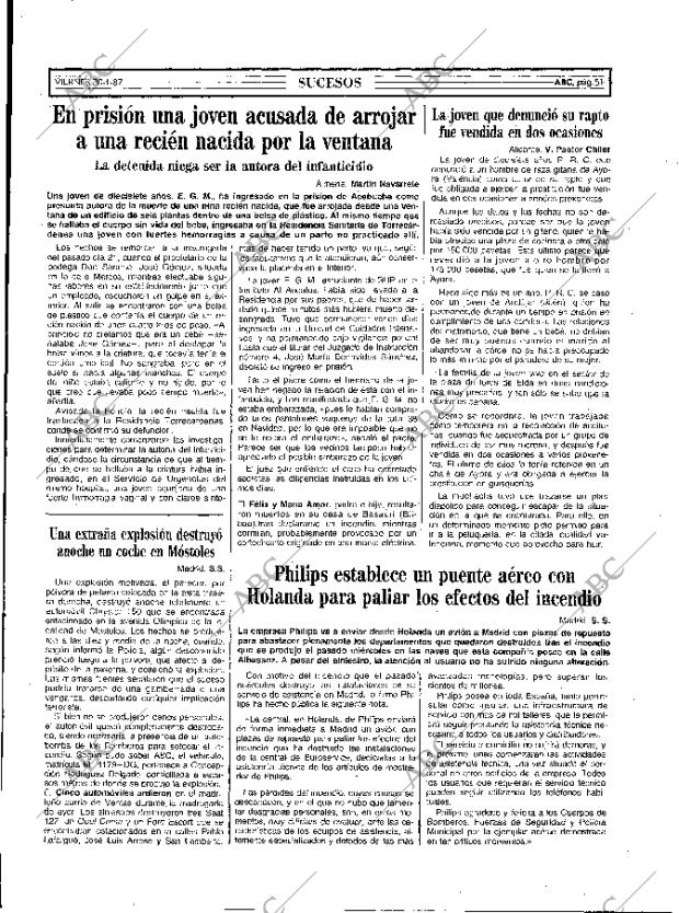 ABC MADRID 30-01-1987 página 51