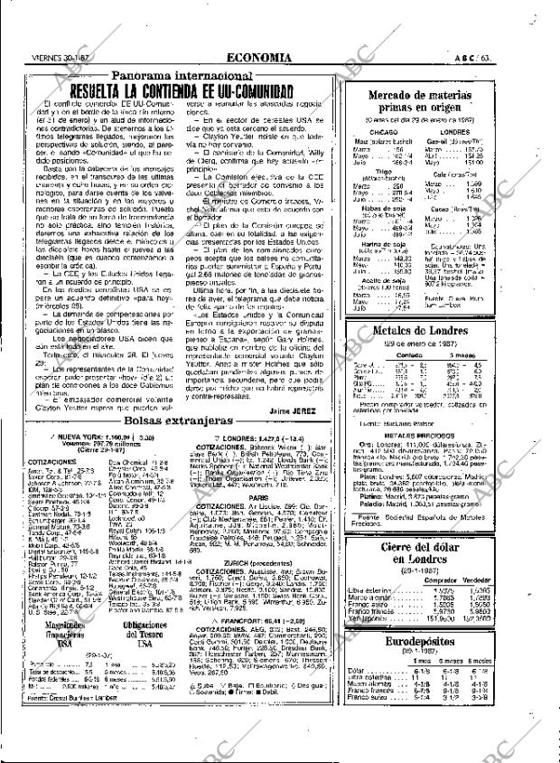 ABC MADRID 30-01-1987 página 63