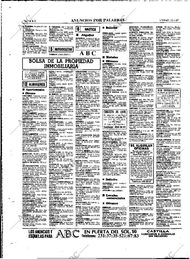 ABC MADRID 30-01-1987 página 84