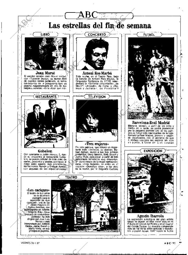 ABC MADRID 30-01-1987 página 95