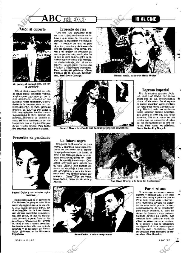 ABC MADRID 30-01-1987 página 97