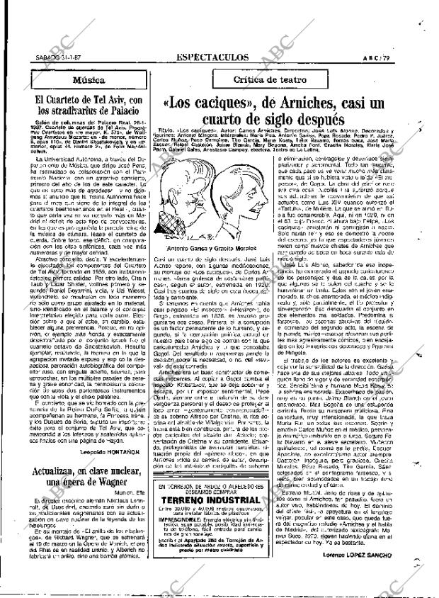 ABC MADRID 31-01-1987 página 79