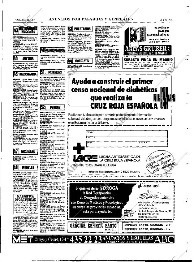 ABC MADRID 31-01-1987 página 95