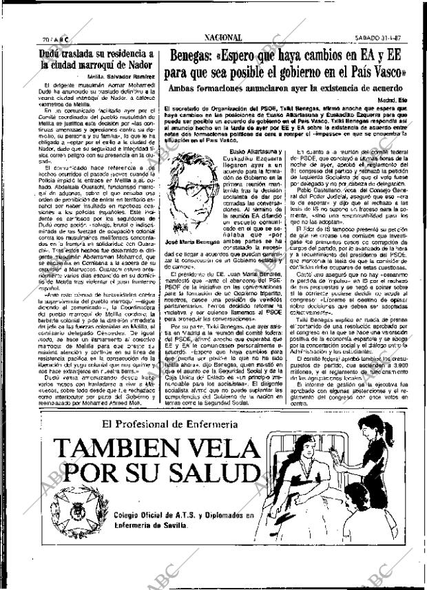 ABC SEVILLA 31-01-1987 página 20