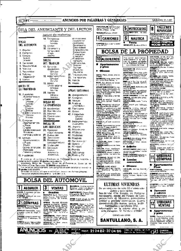 ABC SEVILLA 31-01-1987 página 62