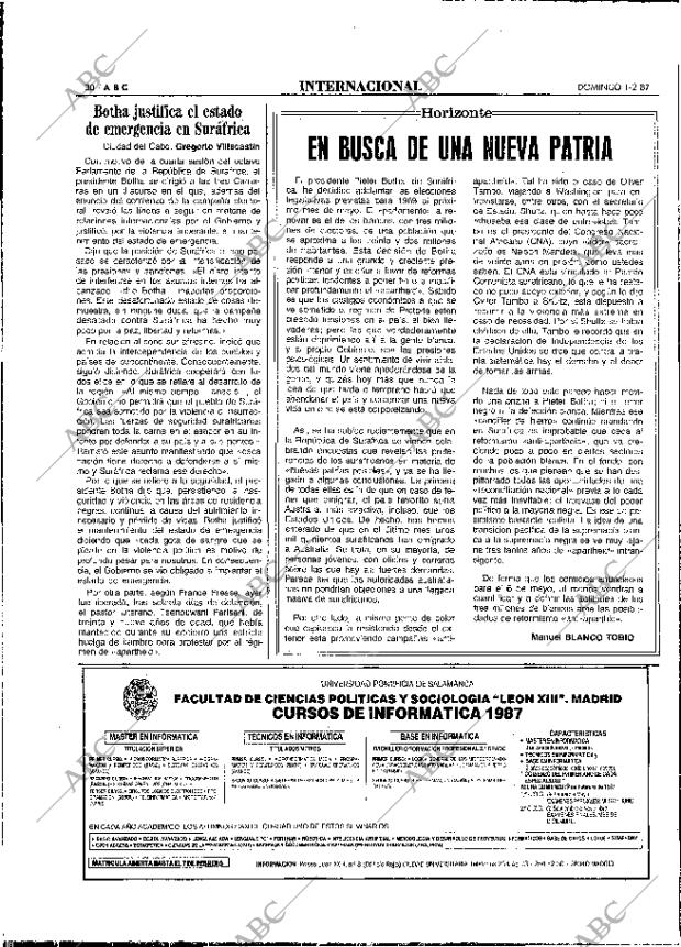 ABC MADRID 01-02-1987 página 30