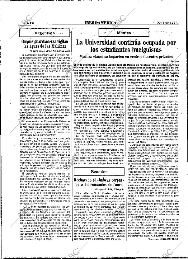 ABC MADRID 01-02-1987 página 34