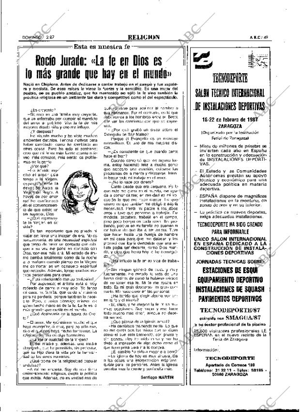 ABC MADRID 01-02-1987 página 49