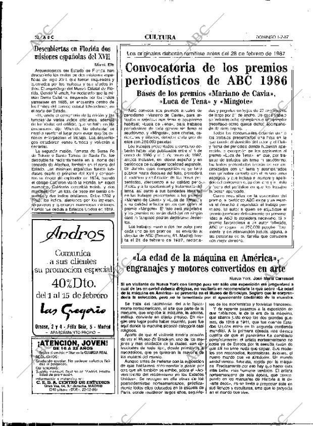 ABC MADRID 01-02-1987 página 52