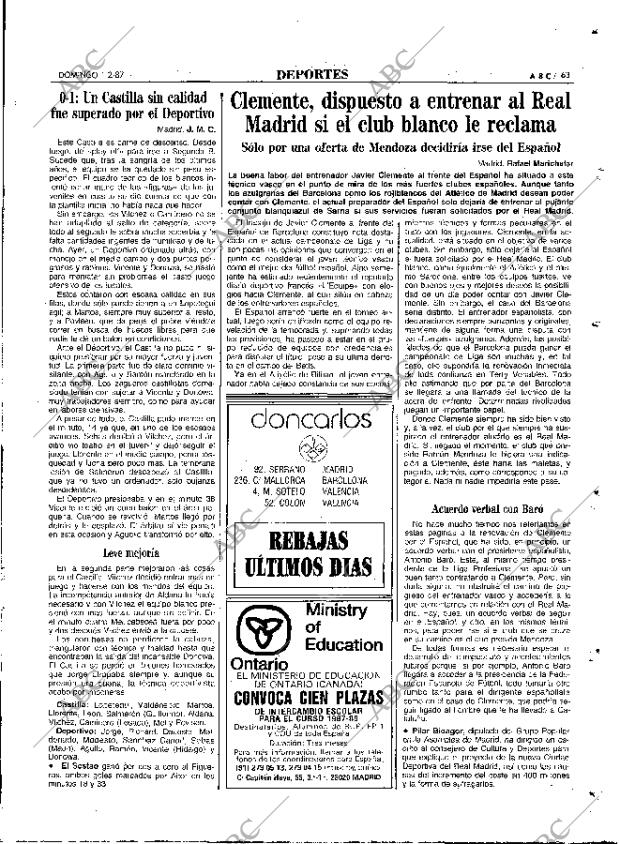 ABC MADRID 01-02-1987 página 63