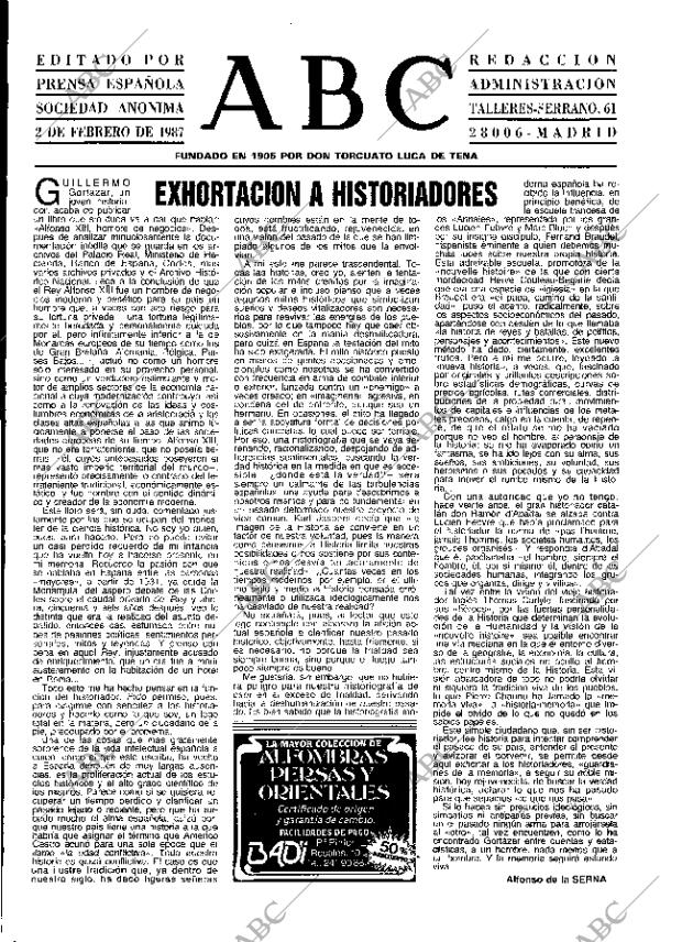 ABC MADRID 02-02-1987 página 3