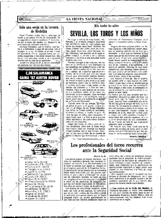 ABC MADRID 02-02-1987 página 64
