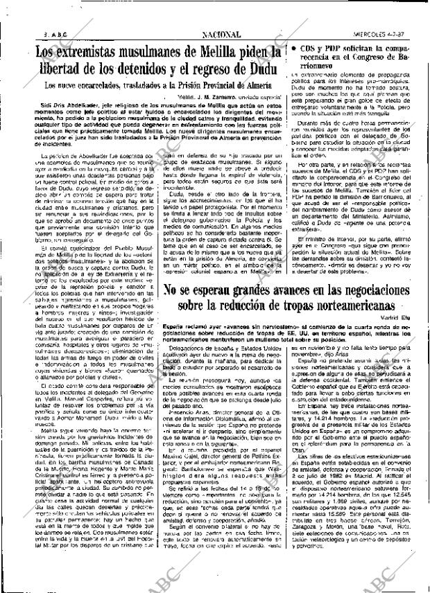 ABC SEVILLA 04-02-1987 página 18