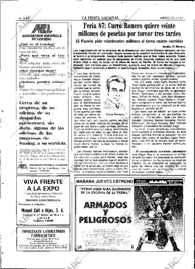 ABC SEVILLA 04-02-1987 página 54