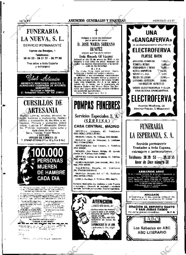 ABC SEVILLA 04-02-1987 página 60