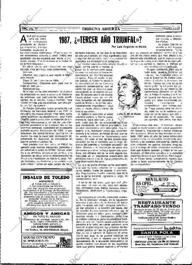 ABC MADRID 06-02-1987 página 50