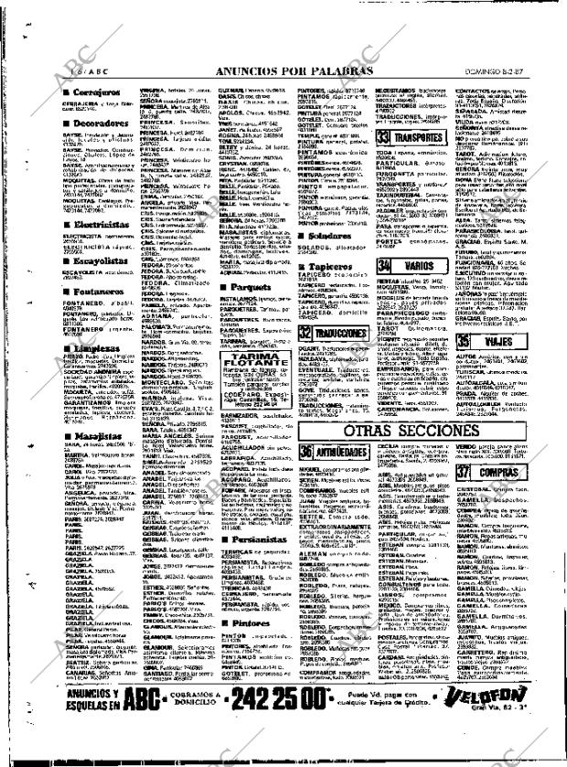 ABC MADRID 08-02-1987 página 116