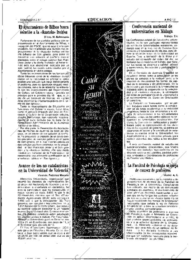 ABC MADRID 08-02-1987 página 51