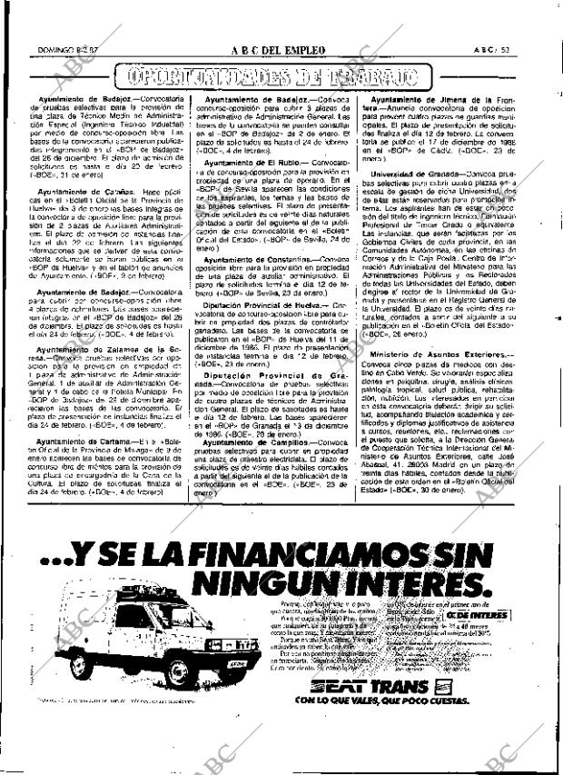 ABC SEVILLA 08-02-1987 página 53