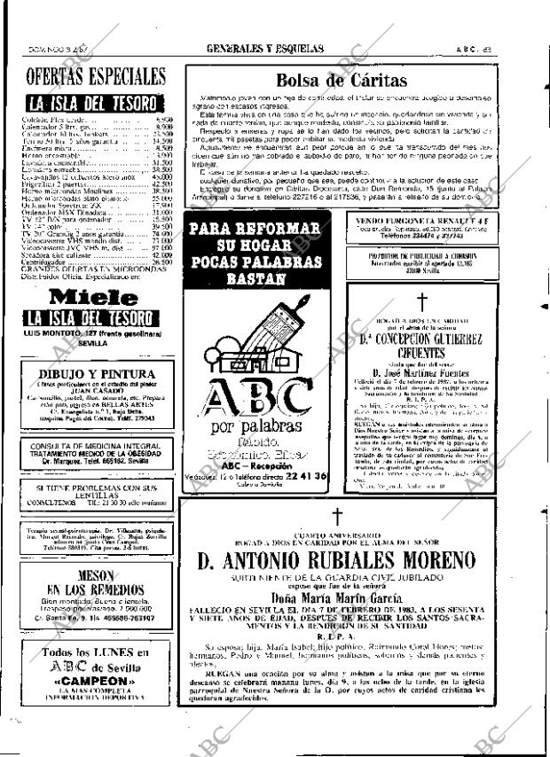 ABC SEVILLA 08-02-1987 página 83