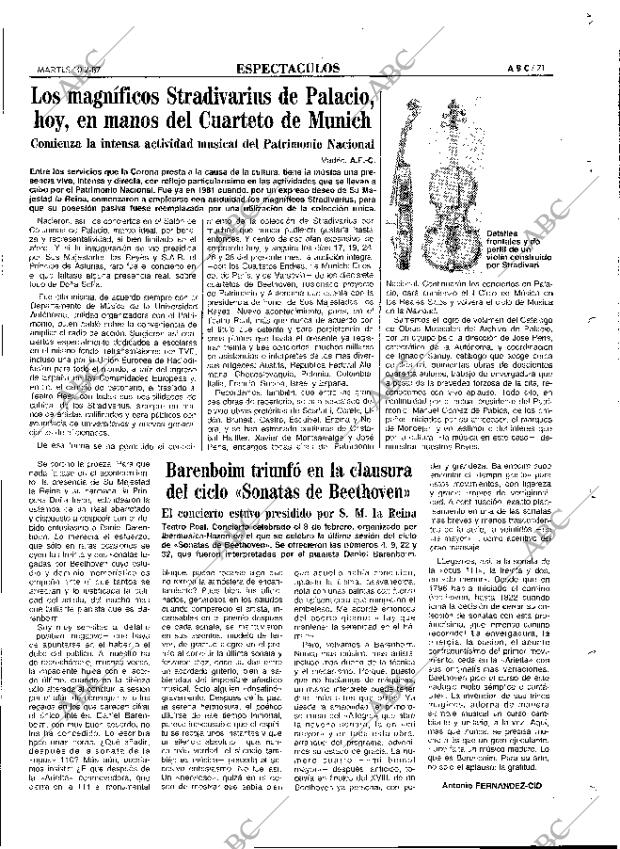 ABC MADRID 10-02-1987 página 71