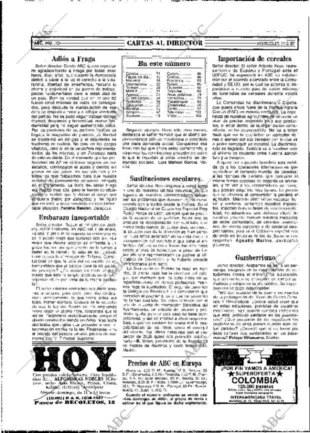ABC MADRID 11-02-1987 página 10