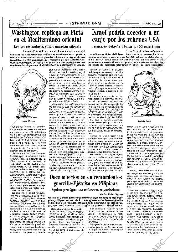 ABC MADRID 11-02-1987 página 23