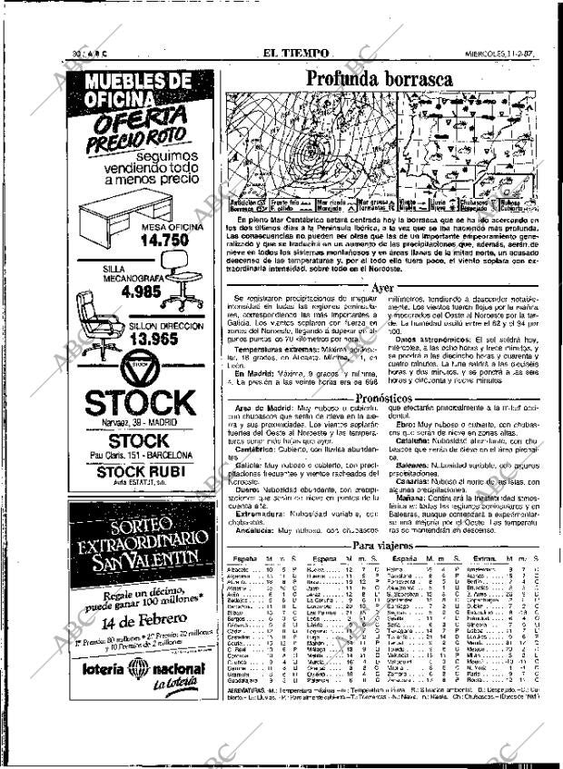 ABC MADRID 11-02-1987 página 30
