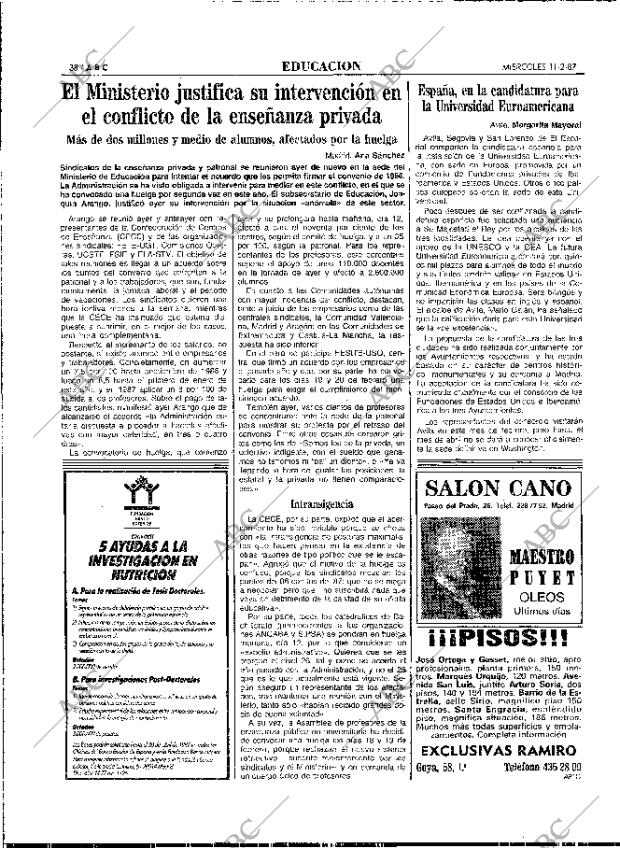 ABC MADRID 11-02-1987 página 38