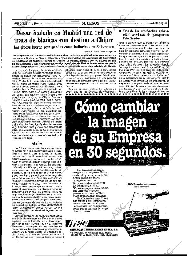 ABC MADRID 11-02-1987 página 43