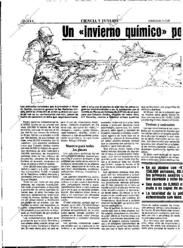 ABC MADRID 11-02-1987 página 52