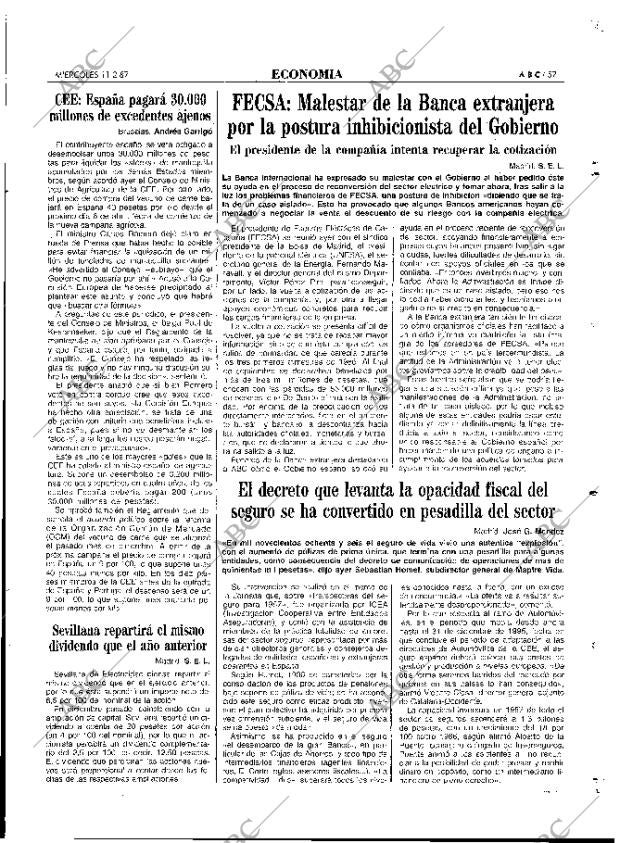 ABC MADRID 11-02-1987 página 57