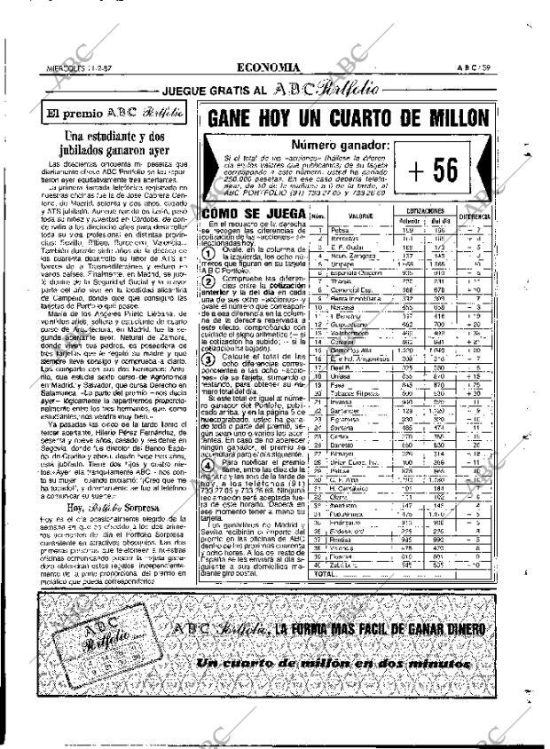 ABC MADRID 11-02-1987 página 59