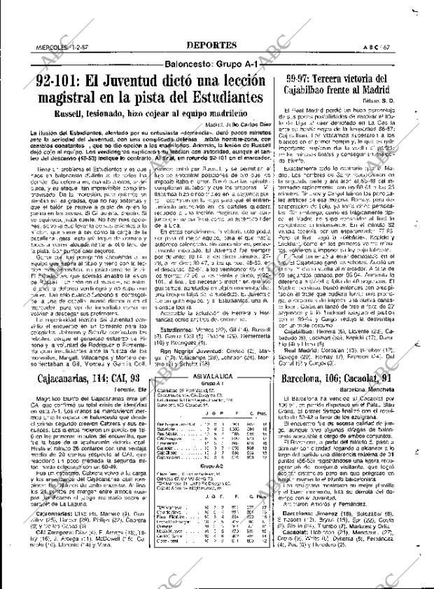 ABC MADRID 11-02-1987 página 67