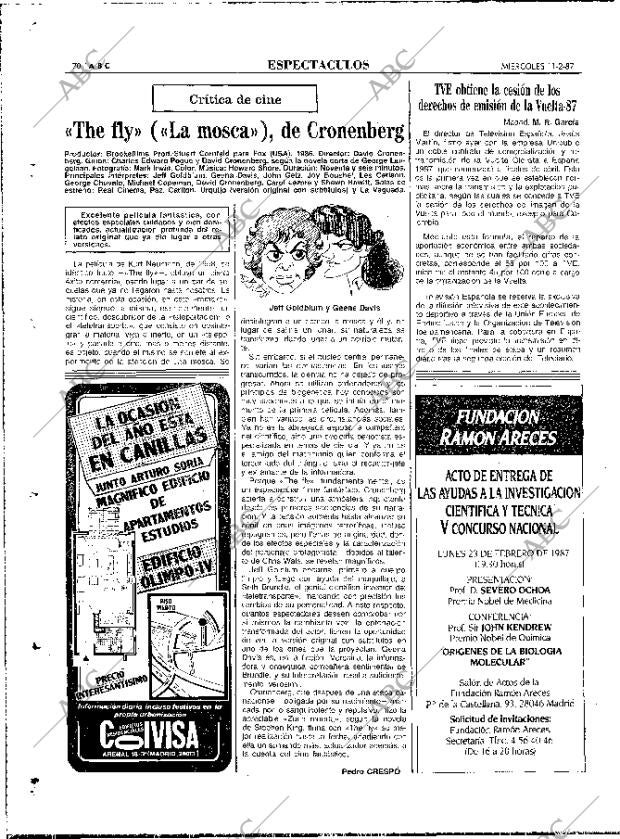 ABC MADRID 11-02-1987 página 70