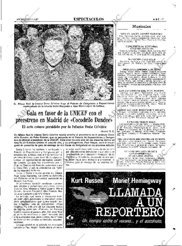 ABC MADRID 11-02-1987 página 71