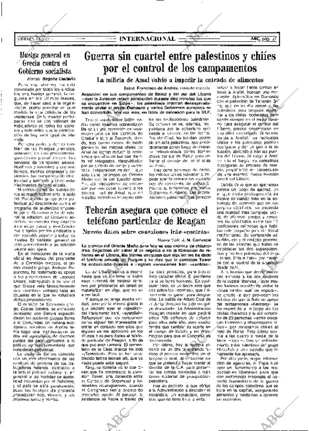 ABC MADRID 13-02-1987 página 27